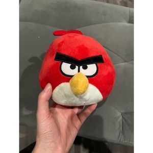 Red‎ angry birds plush toy